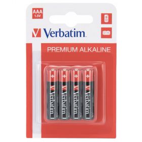 Baterii alcaline VERBATIM Premium LR3/AAA, 4 buc/set