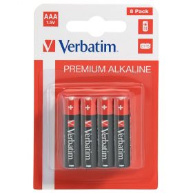 Baterii alcaline VERBATIM Premium LR3/AAA, 8 buc/set