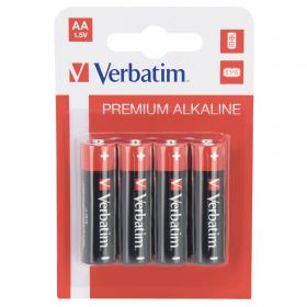 Baterii alcaline VERBATIM Premium LR6/AA, 4 buc/set