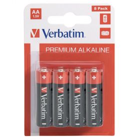 Baterii alcaline VERBATIM Premium LR6/AA, 8 buc/set