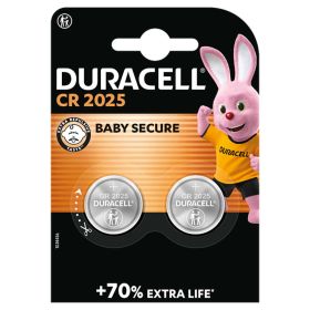 Baterii litiu buton DURACELL CR2025, 2 buc/set