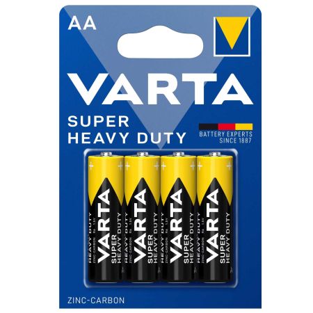 Baterii zinc-carbon VARTA Super Heavy Duty R6/AA, 4 buc/set
