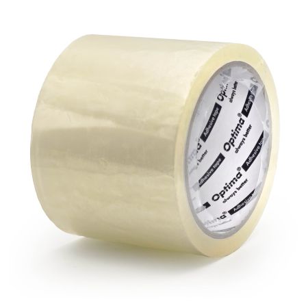 Banda adeziva 72 mm x 60 m transparenta OPTIMA