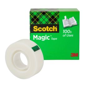 Banda adeziva invizibila mata, 19mm x 33m, SCOTCH Magic Tape 3M