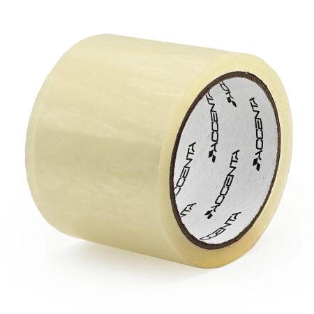 Banda adeziva lata 75 mm x 60 m, 50 microni, ACCENTA