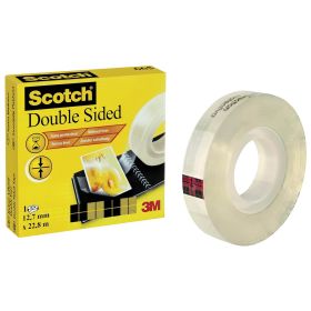 Banda dublu adeziva silicon, transparenta, 12.7mm x 22.8m, SCOTCH 3M