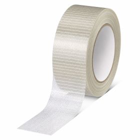 Banda adeziva cu insertie fibra de sticla, 50mm x 50m, 115 microni