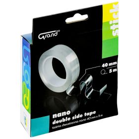 Banda dublu adeziva silicon, 40mm x 5m, GRAND Nano