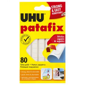 Pastile adezive nepermanente, UHU Patafix, 80 buc/set