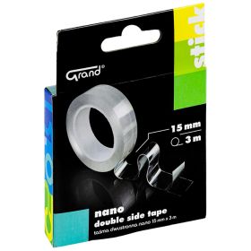 Banda dublu adeziva silicon, 15mm x 3m, GRAND Nano