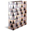 Biblioraft A4 carton laminat, 7 cm, HERMA Abstract Gold