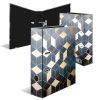 Biblioraft A4 carton laminat, 7 cm, HERMA Abstract Gold