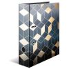 Biblioraft A4 carton laminat, 7 cm, HERMA Abstract Gold