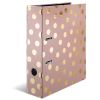 Biblioraft A4 carton laminat, 7 cm, HERMA Abstract Gold