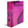 Biblioraft A4 carton laminat, 7 cm, HERMA Abstract Gold