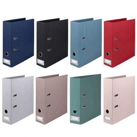 Biblioraft A4 cotor 8 cm cu suport eticheta metal ROSSLER Soho