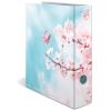Biblioraft A4 carton laminat, 7 cm, HERMA Flowers