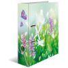 Biblioraft A4 carton laminat, 7 cm, HERMA Flowers