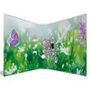 Biblioraft A4 carton laminat, 7 cm, HERMA Flowers