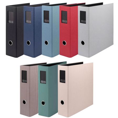 Biblioraft A4, cotor 8.5 cm, cu suport eticheta, ROSSLER Soho