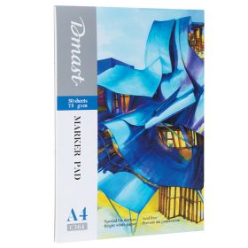 Bloc de desen A4, markere, 75 g/mp, 50 file, DMAST by Pebeo