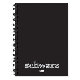 Bloc de desen A5, hartie neagra, cu spirala, 110 g, KESKIN COLOR, 40 file