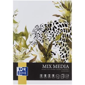 Bloc de desen A4, 225 g/mp OXFORD Mix Media, 25 file