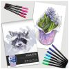 Bloc de desen A4, markere, 180 g/mp, OXFORD Artistic Marker, 15 file