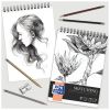 Bloc de desen si schite A4, cu spirala, 130 g/mp, OXFORD Artistic Sketching, 50 file