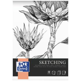 Bloc de desen A4, 120 g/mp OXFORD Sketching, 50 file