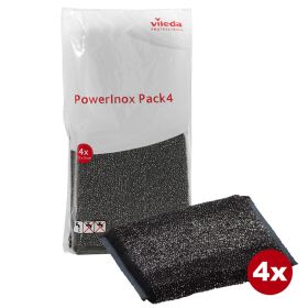 Burete de vase pentru inox VILEDA PowerInox, 4 buc/set