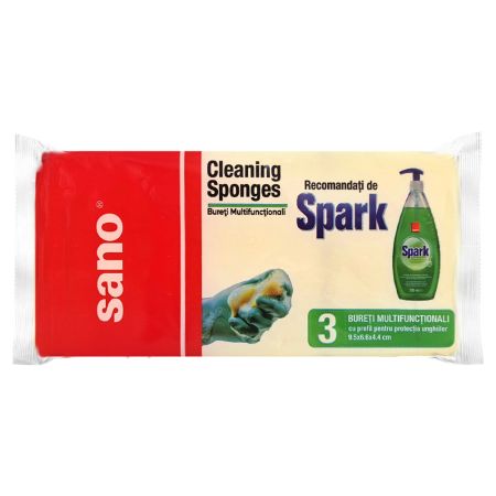 Burete de vase SANO, 3 buc/set