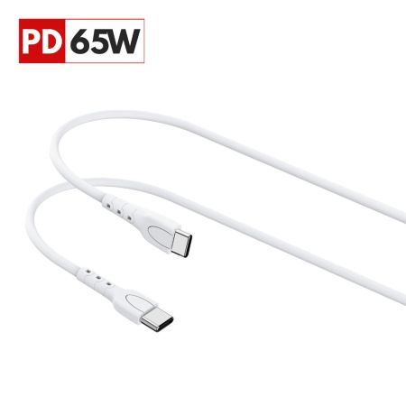 Cablu date Type-C la Type-C, PD 65W, 0.5 m, LEMONTTI Wind