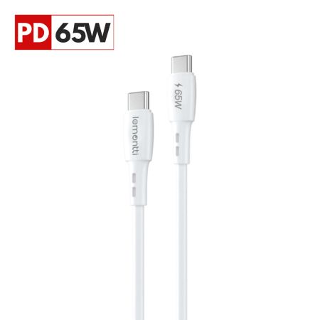 Cablu date Type-C la Type-C, PD 65W, 1.2 m, LEMONTTI Wind