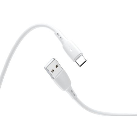Cablu date USB-A la Type-C, 15W, 1.2 m, LEMONTTI Wind