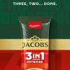 Cafea instant 3 in 1 JACOBS Intense, 24 plicuri/cutie