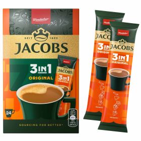 Cafea instant 3 in 1 JACOBS Original, 24 plicuri/cutie