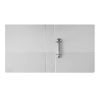 Caiet mecanic A4 cu buzunar, 2 inele, 40 mm - alb
