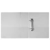 Caiet mecanic A4 cu buzunar, 2 inele, 65 mm - alb