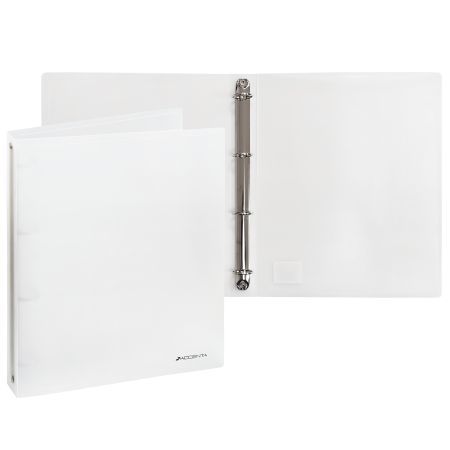 Caiet mecanic coperti flexibile A4, 4 inele, 25 mm, ACCENTA