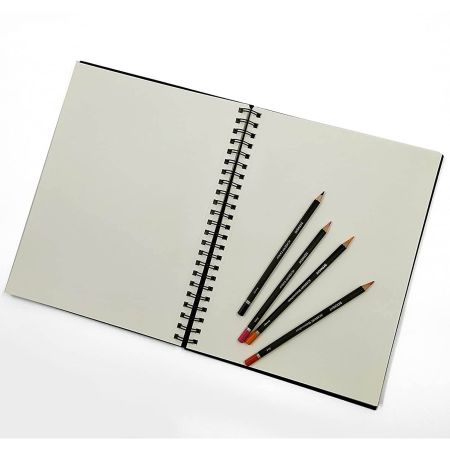 Bloc schite A4, cu spira DERWENT Sketchbook, 86 file| Office Direct