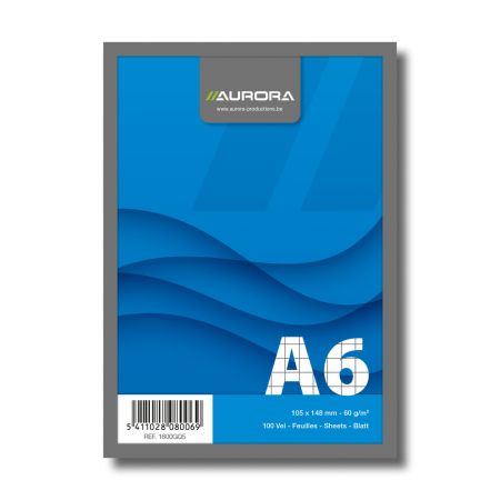 Blocnotes A6 100 file AURORA Office