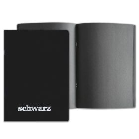 Caiet hartie neagra 17x24 cm, 24 file KESKIN COLOR