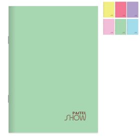 Caiet A4, 100 file, coperta plastic, KESKIN COLOR Pastel Show