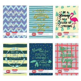 Caiet scolar A4, 80 file, HERLITZ Quotes