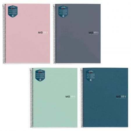 Caiet antibacterian, cu spira A4 MIQUELRIUS Antibacterial