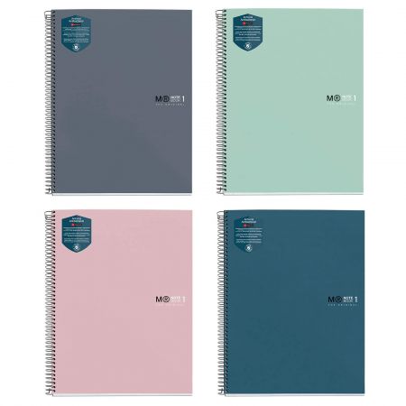 Caiet cu spira A4, 80 file MIQUELRIUS Antibacterial