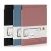 Caiet A5, 112 file, coperta piele ecologica, DELI N141L