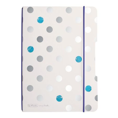 Caiet A5, 40 file, HERLITZ My. Book Flex Frozen Glam