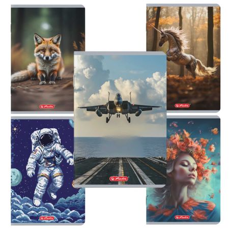 Caiet A5, 48 file, HERLITZ Megamix 2